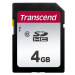 TRANSCEND SDHC karta 4GB 300S, Class 10 (R:20/W:10 MB/s)