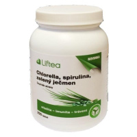 Liftea Chlorella, spirulina, zelený ječmen 250 tablet