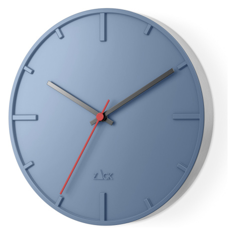 nástěnné hodiny nerezové modré wanu Zack