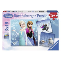 Ravensburger 09264 puzzle ledové království 3 x 49 dílků