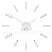 Designové nalepovací hodiny Future Time FT9600WH Modular white 60cm