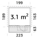 VLADEKO Dětský domek Harry 3,1 m2