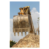 Fotografie large excavator, PJ66431470, 26.7 × 40 cm