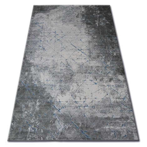 Dywany Lusczow Kusový koberec ACRYLOVY YAZZ 6076 světle šedý / tmavě šedý