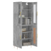 vidaXL Skříň highboard betonově šedá 69,5x34x180 cm kompozitní dřevo