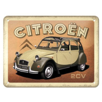 Plechová cedule Citroen - 2CV, 20 x 15 cm