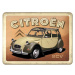 Plechová cedule Citroen - 2CV, 20 x 15 cm