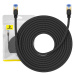 Kabel Baseus Braided network cable cat.7 Ethernet RJ45, 10Gbps, 15m (black)
