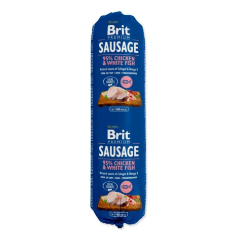 Salám Brit Sausage kuře a bílá ryba 800g