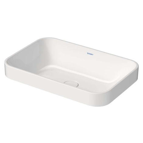 Duravit Happy D.2 Plus - Umyvadlová mísa zápustná 60x40 cm, bez přepadu, bílá 2359600000