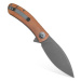 Trollsky Knives Mandu Brown Micarta MT006