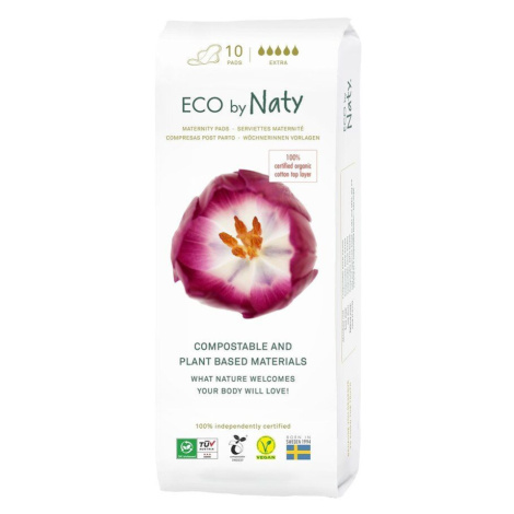 Naty Dámské ECO mateřské vložky po porodu 10 ks Eco by Naty