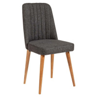 Antracitová sametová jídelní židle Stormi Sandalye – Kalune Design