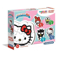 CLEMENTONI Moje první puzzle: Hello Kitty 4v1 2,3,4,5 dílků