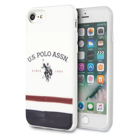 Kryt US Polo USHCI8PCSTRB iPhone 7/8/SE 2020 white Tricolor Pattern Collection (USHCI8PCSTRB) U.S. Polo