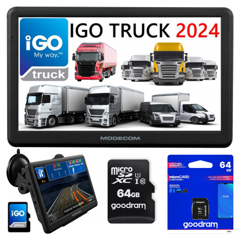 7PALCOVÁ Gps Navigace Pro Nákladní Vozidlo Tir Modecom CX 7.2 Igo Primo Truck 2024