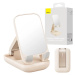 Folding Phone Stand Baseus with mirror, baby pink (6932172629915)