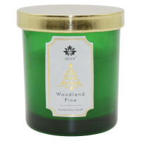 AromeSvíčka v barevném skle s víčkem, Woodland Pine, 125 g