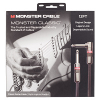 Monster Classic 12' Instrument Cable Angled