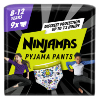 NINJAMAS Kalhotky plenkové Pyjama Pants Kosmické lodě, 9 ks, 8 let, 27kg-43kg