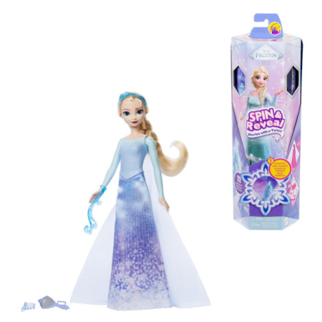Disney Frozen spin and Reveal panenka Elsa - 73-JBG59 Mattel