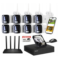 Monitorovací Set 8X Venkovní kamera Tubowowa Ip WiFi 8MP 4xZOOM