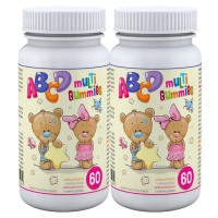 ABCD Multi Gummies 2x60 pektinových bonbónů