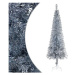 Úzký vánoční stromek stříbrný 150 cm