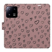 iSaprio Flip pouzdro Heart Dark 02 pro Xiaomi 13 Pro