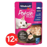 Vitakraft Cat mokré krmivo Poésie Délice treska tmavá 12 × 85 g