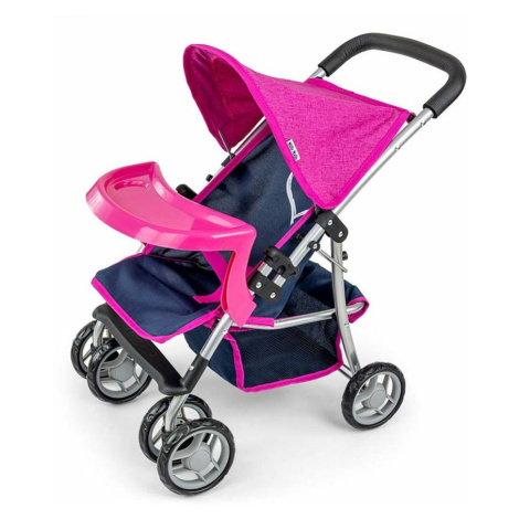 Milly Mally Dětský sportovní kočárek pro panenky Kate Prestige, růžová