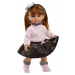 Llorens 53551 NICOLE - realistická panenka s měkkým látkovým tělem - 35 cm