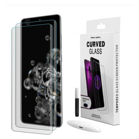 3x 3D UV ochranné sklo pro Samsung Galaxy S21+ 5G G996F - 2+1 zdarma