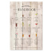 Dřevěná cedule 40x60 cm Cocktails Handbook – Really Nice Things