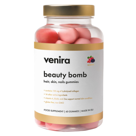 Venira Beauty bomb - hair, skin, nails gummies lesní plody 60 ks