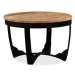 Odkládací stolek, hrubý mangovníkový masiv, 60x40 cm