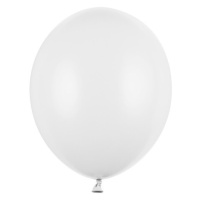 KIK Balónky silné 30cm pastelové čistě bílé