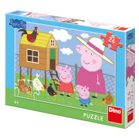 Dino PEPPA PIG: slepičky 24 Puzzle