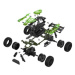 Auto RC buggy plast 22cm stavebnice 24MHz na baterie zelené