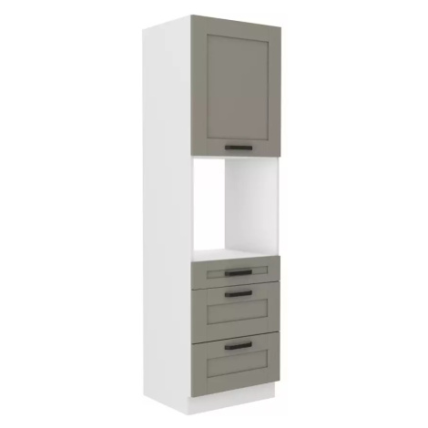 Kuchyňská skříňka Luna claygrey/bílá 60DPS-210 3S 1F BAUMAX