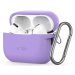 Pouzdro TECH-PROTECT SILICONE HOOK APPLE AIRPODS PRO 1 / 2 LAVENDER (5906302313303)