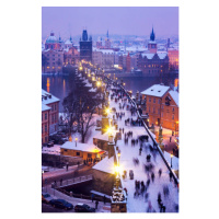 Fotografie Prague panorama with Charles Bridge, Henryk Sadura, 26.7 × 40 cm