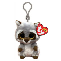 TY Beanie BOOS OAKIE, Clip 8,5 cm - šedý mýval