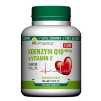 Koenzym Q10 Forte 60 mg + Vitamin E 60+60 tobolek Bio-Pharma