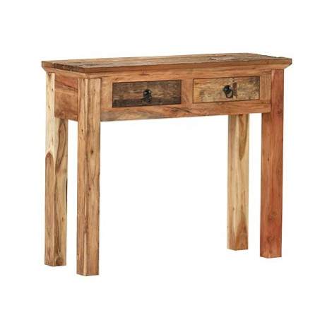 Konzolový stolek 90,5x30x75 cm masivní akácie recyklované dřevo SHUMEE