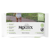 Moltex Pure & Nature EKO vlhčené ubrousky na bázi vody 60 ks