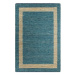 Ručně vyráběný koberec juta modrý 120x180 cm