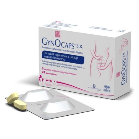 Gynocaps S.R. 6 vaginálních tablet