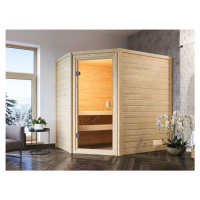 Interiérová finská sauna 195 x 145 cm Dekorhome,Interiérová finská sauna 195 x 145 cm Dekorhome