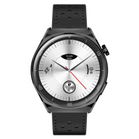 Garett Smartwatch V12 Black leather